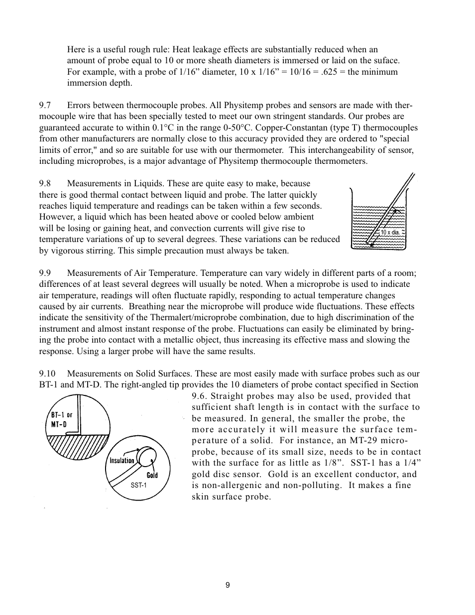 Physitemp Instruments TH8 User Manual | Page 9 / 11