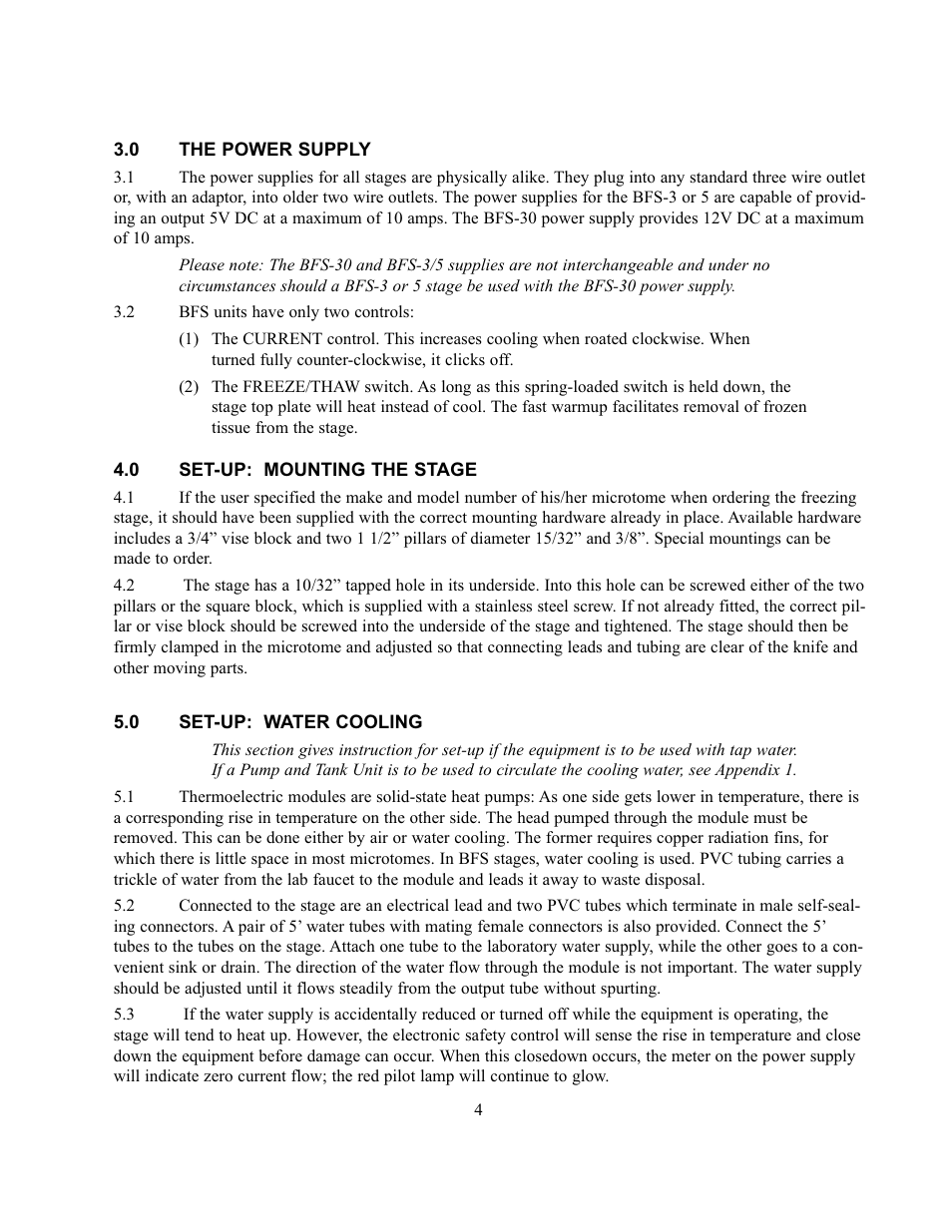 Physitemp Instruments BFS OLD STYLE User Manual | Page 5 / 8