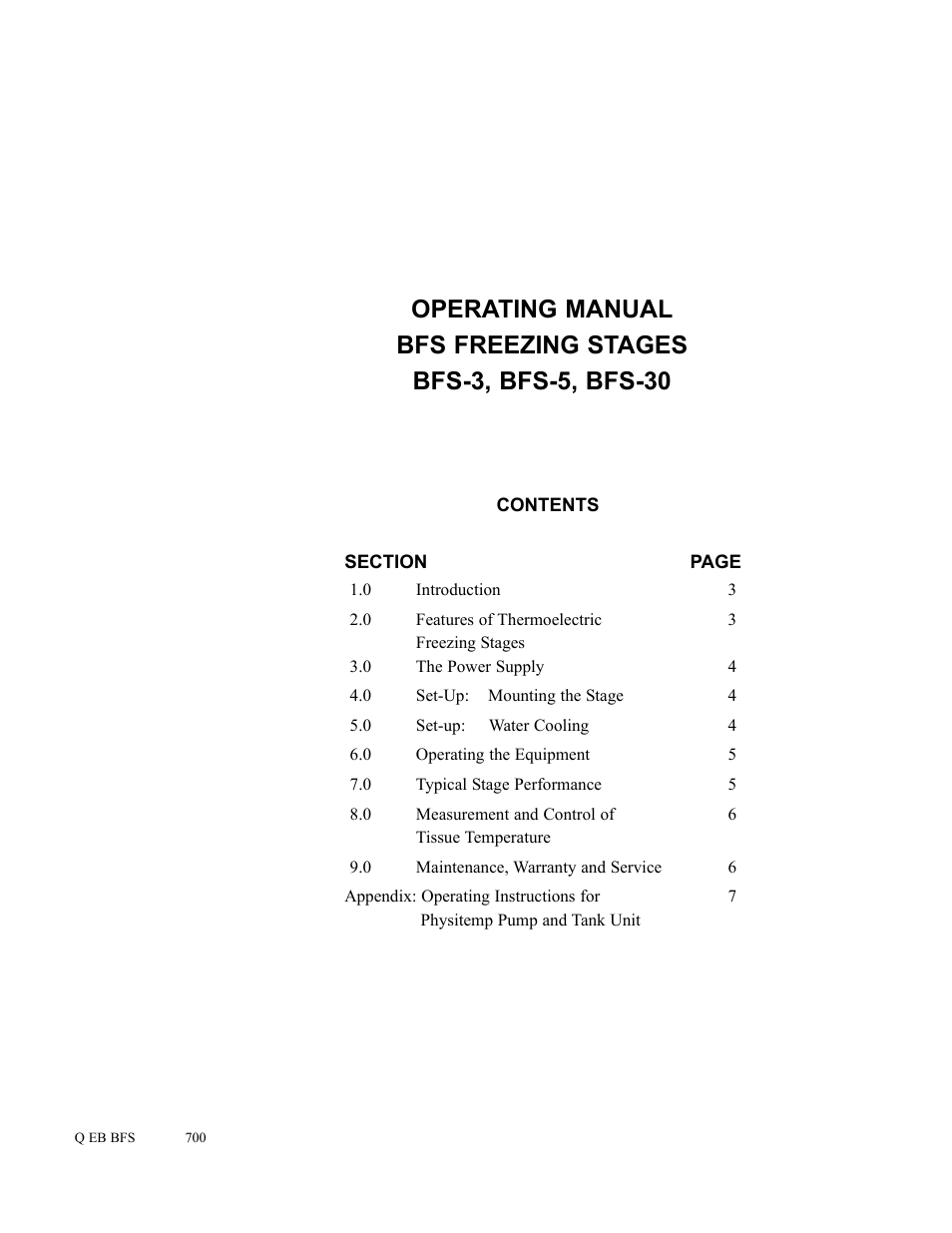 Physitemp Instruments BFS User Manual | Page 8 / 8