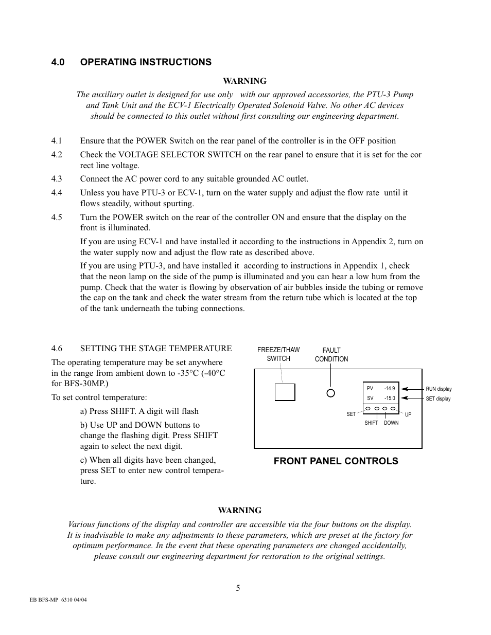 Physitemp Instruments BFS-30MP User Manual | Page 8 / 12