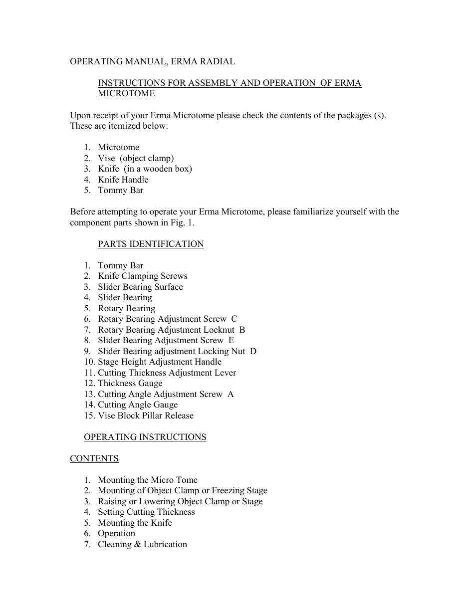 Physitemp Instruments Erma Radial User Manual | 5 pages