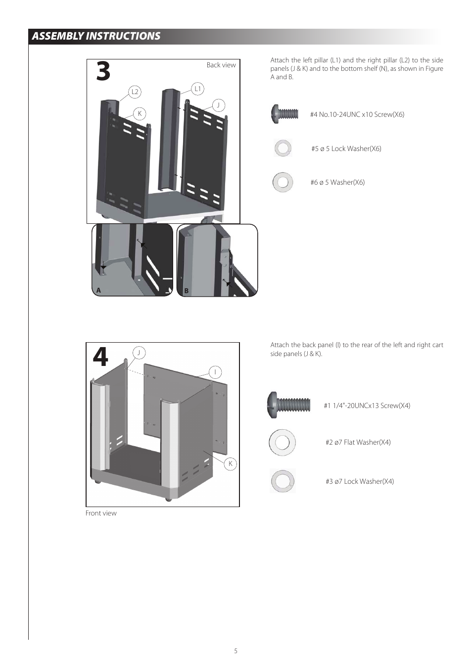 Assembly instructions | Centro 120407 User Manual | Page 7 / 12