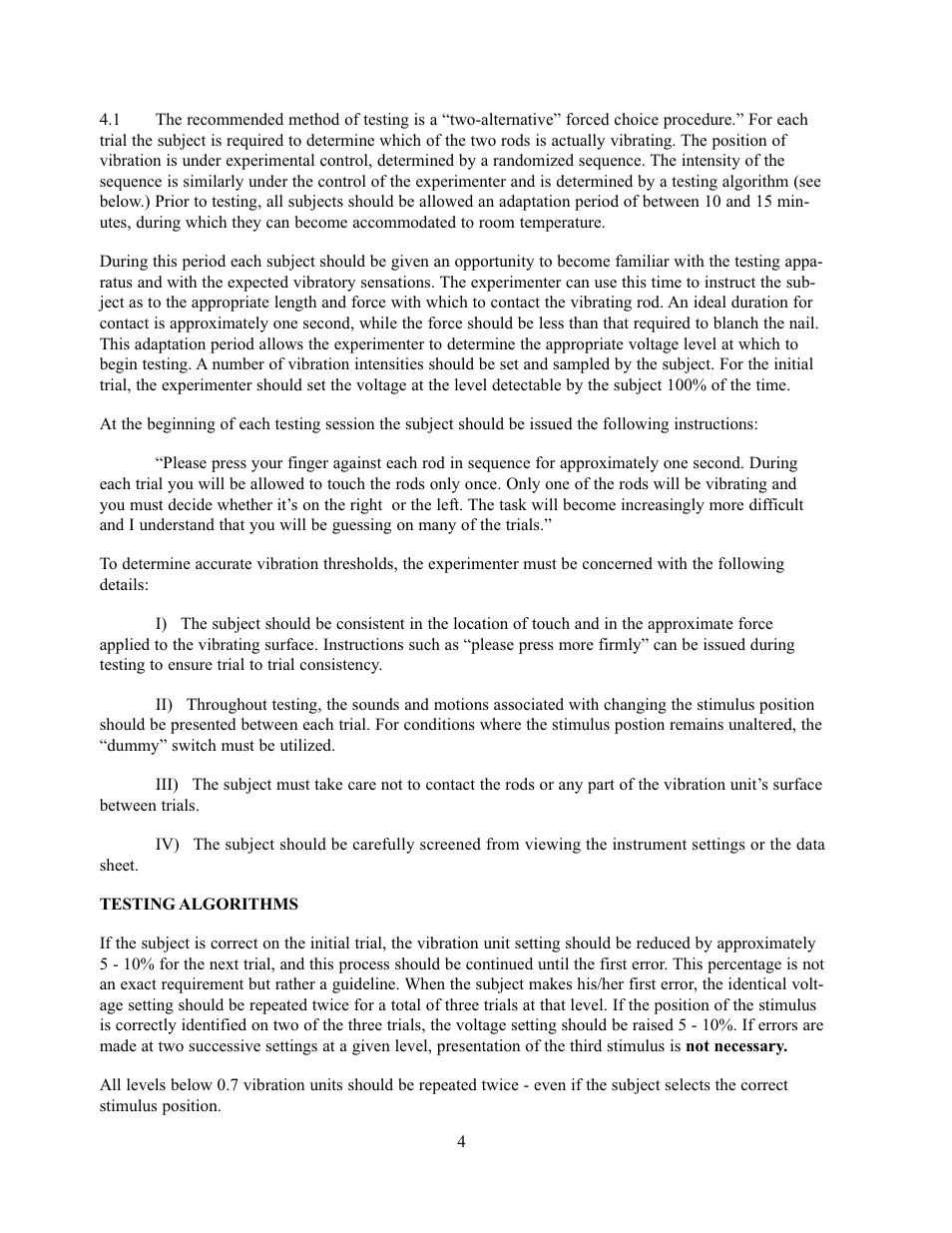 Physitemp Instruments VIBRATRON II User Manual | Page 5 / 8