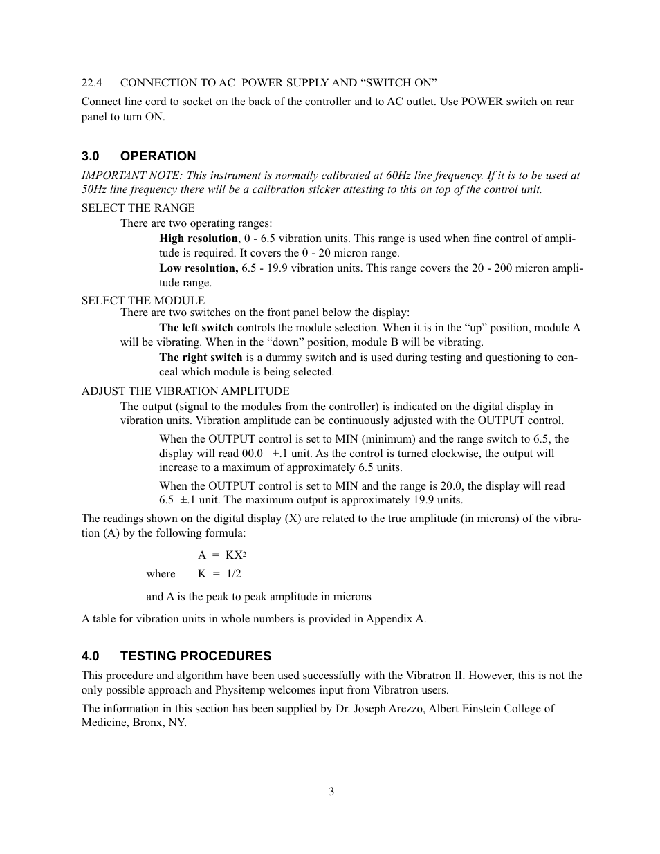 Physitemp Instruments VIBRATRON II User Manual | Page 6 / 8