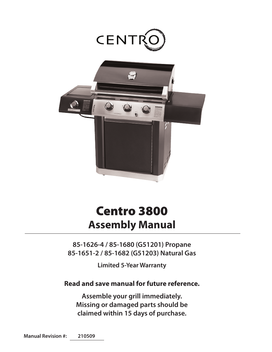 Centro 3800 User Manual | 19 pages