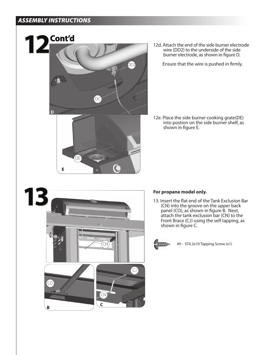 Cont’d | Centro 3800 User Manual | Page 15 / 19