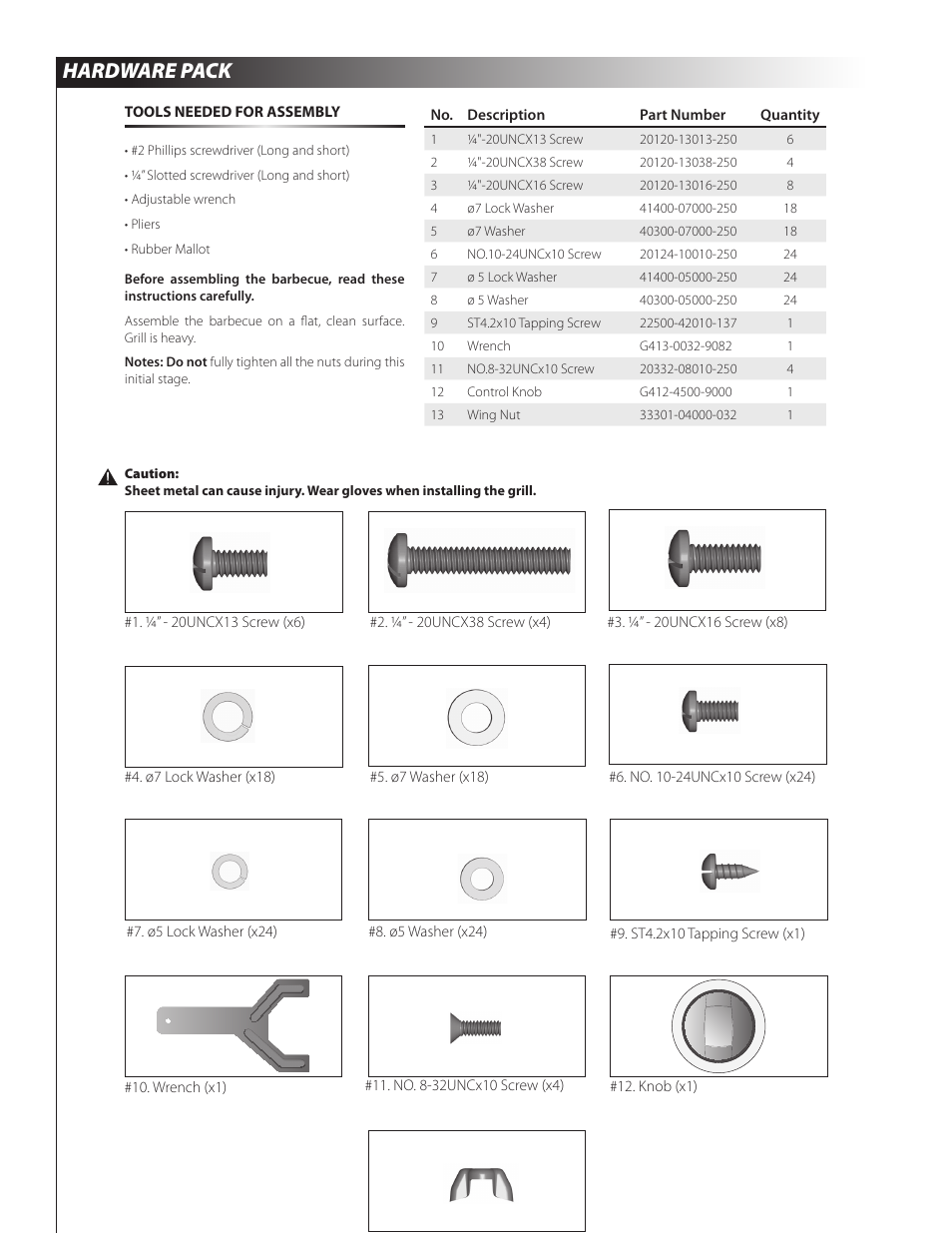 Hardware pack | Centro 3800 User Manual | Page 3 / 19