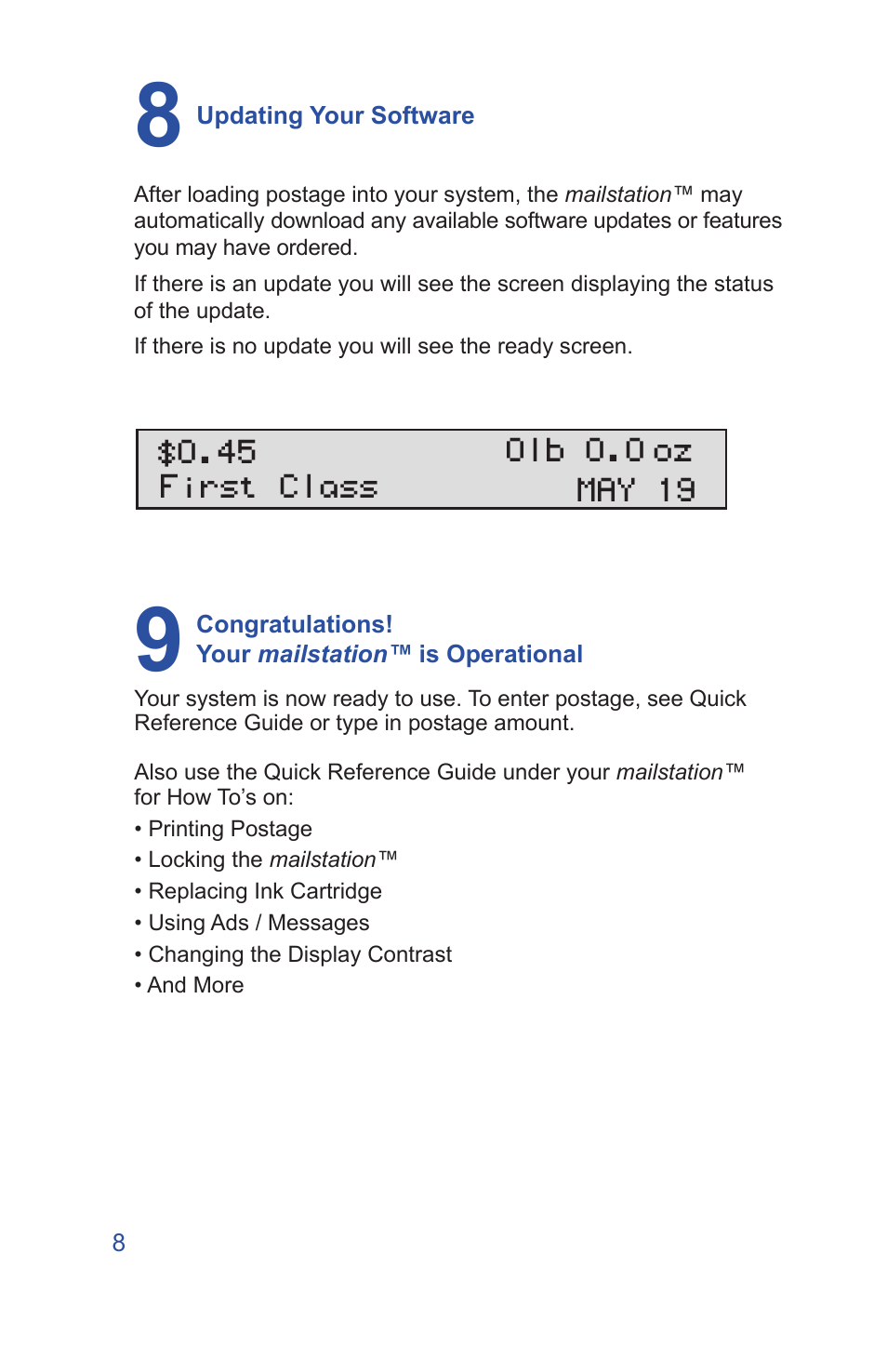 Pitney Bowes Mailstation (K700) User Manual | Page 10 / 13