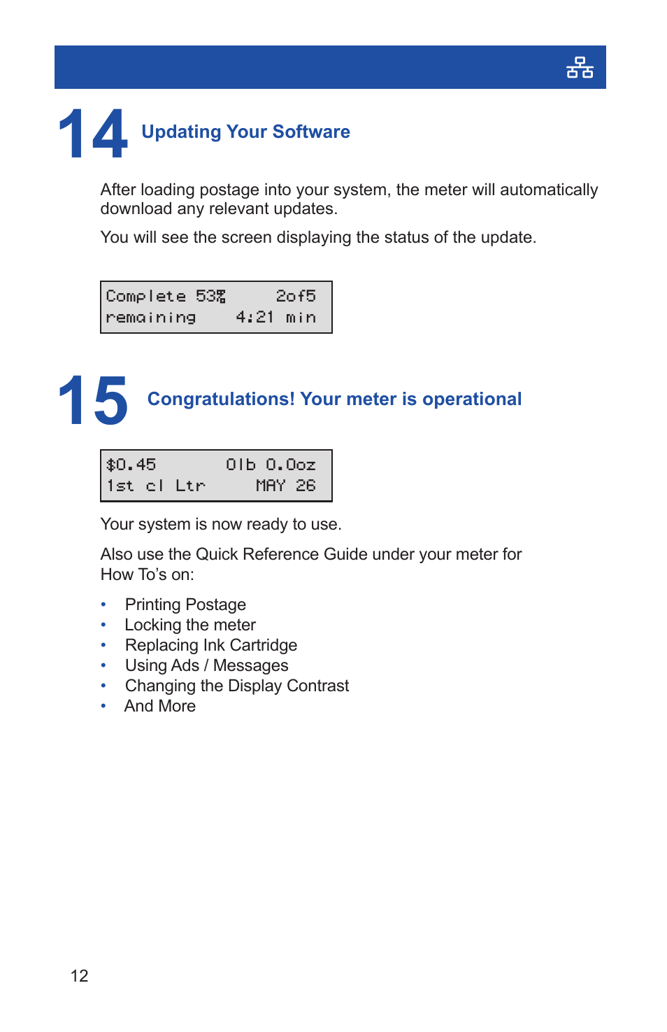 Pitney Bowes Mailstation2 (K7M0) User Manual | Page 16 / 32