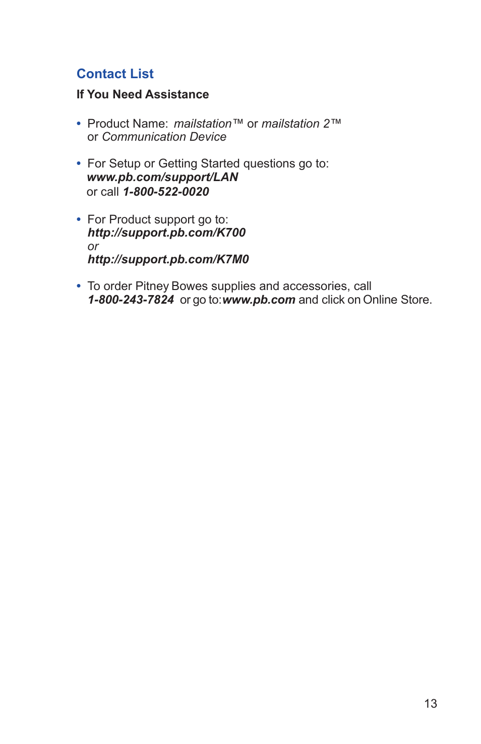 Pitney Bowes Mailstation2 (K7M0) User Manual | Page 17 / 32