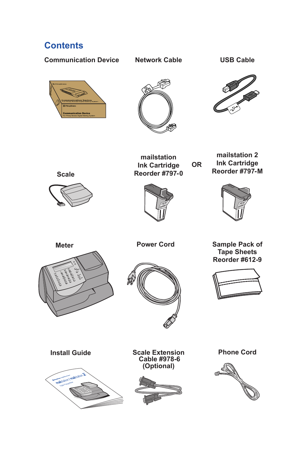 Pitney Bowes Mailstation2 (K7M0) User Manual | Page 2 / 32