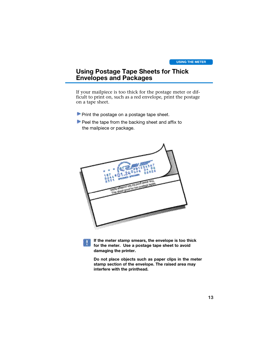 Pitney Bowes E707 User Manual | Page 13 / 55