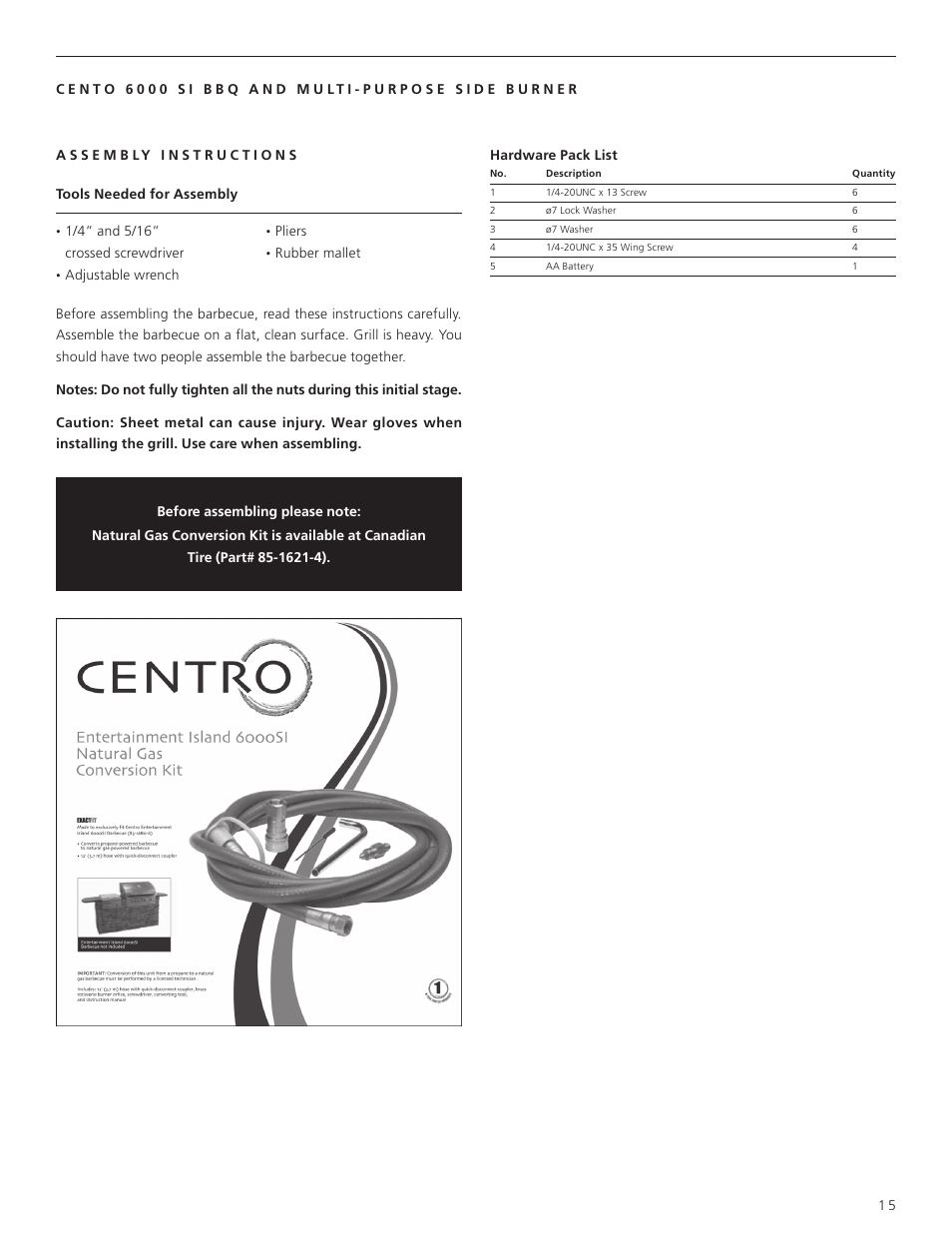 Centro 6000 SI User Manual | Page 17 / 32