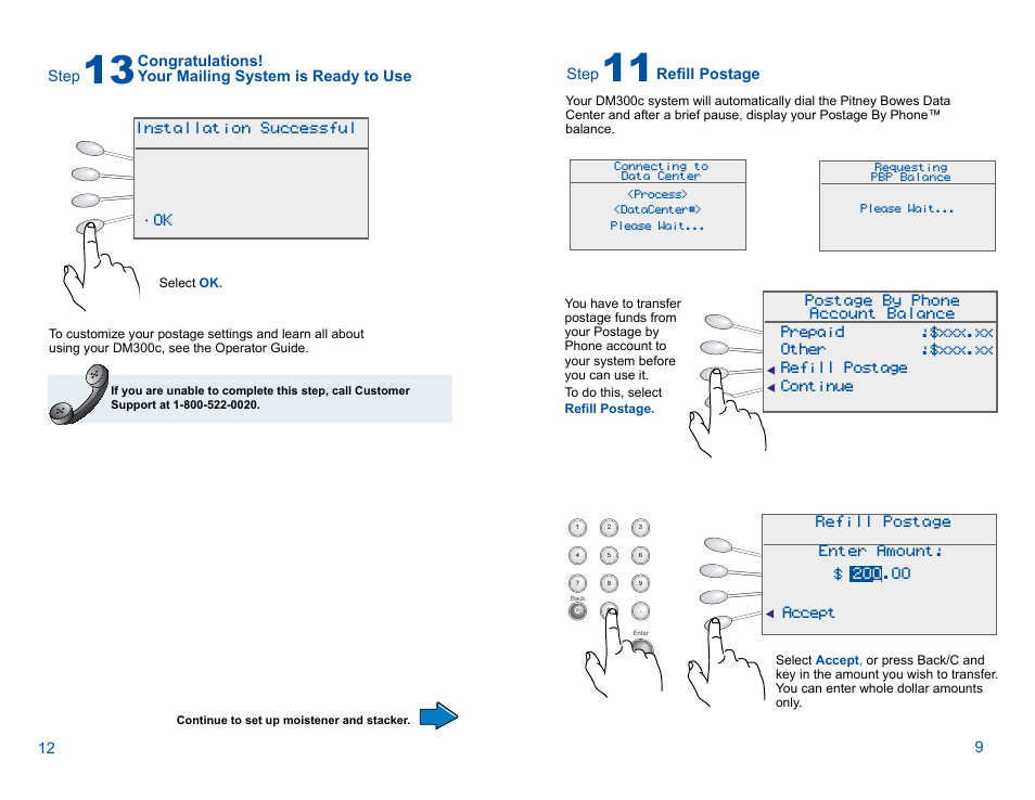 Pitney Bowes DM300 User Manual | Page 11 / 12