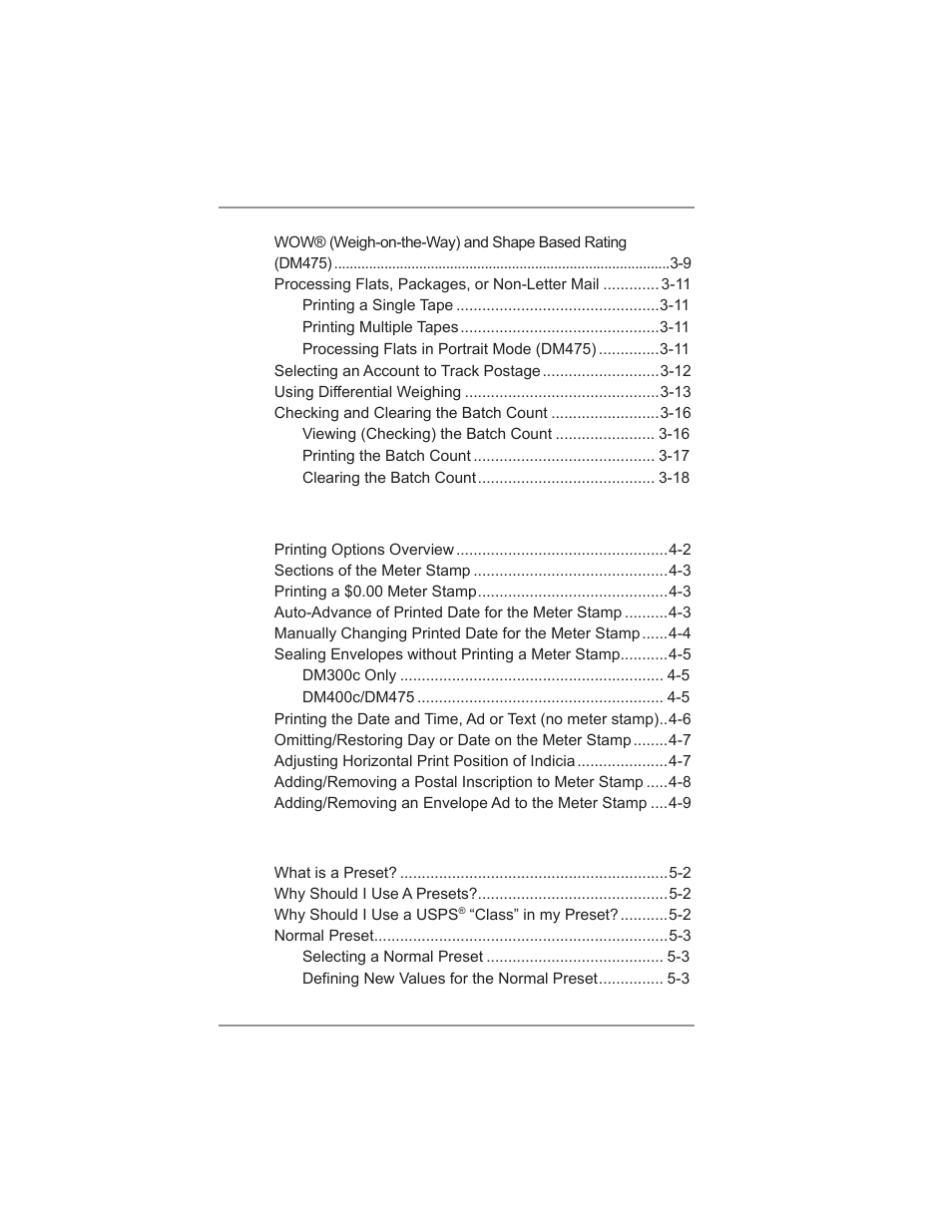 Pitney Bowes DM475 User Manual | Page 10 / 226