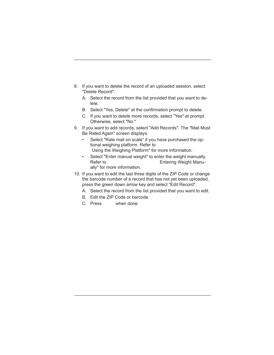 7 • system options | Pitney Bowes DM475 User Manual | Page 115 / 226