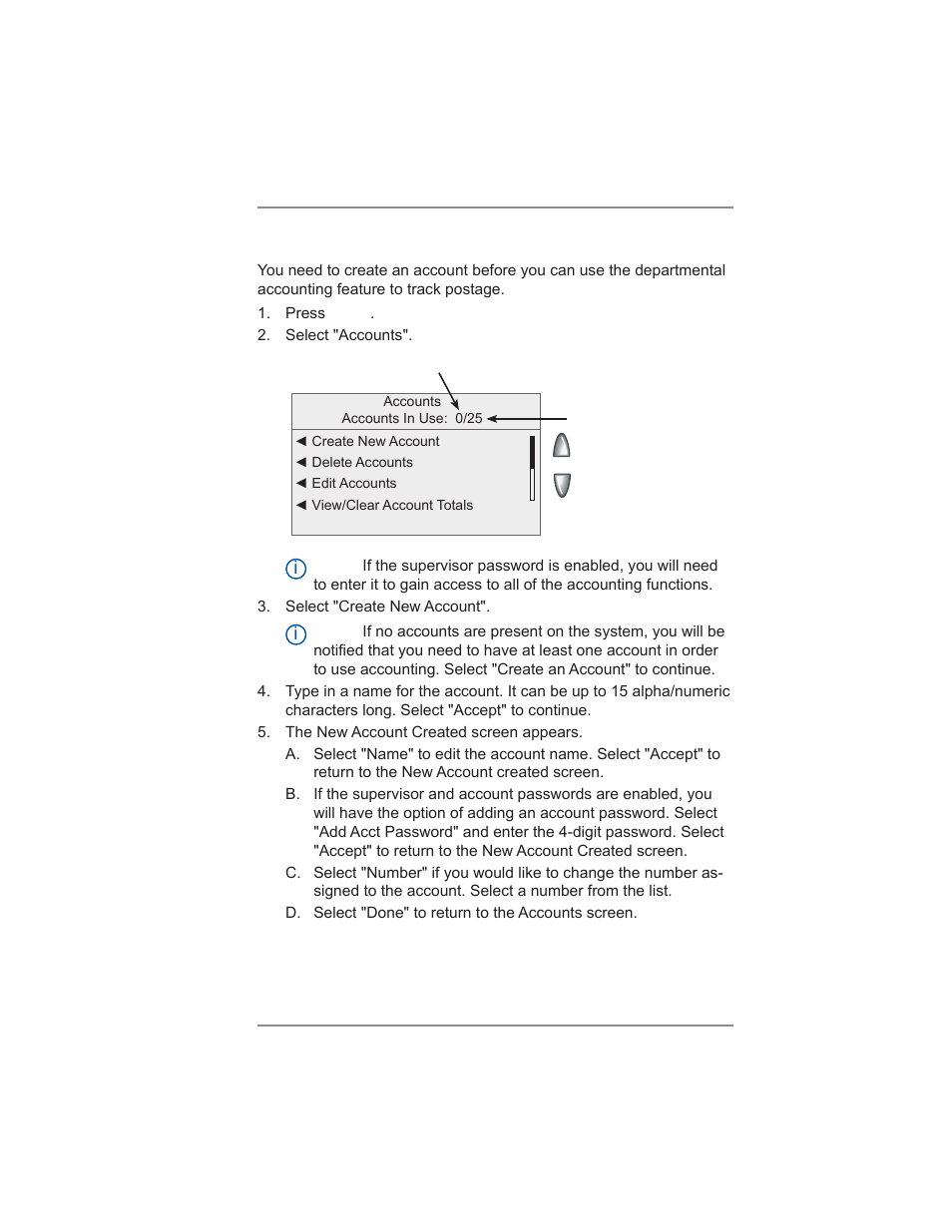 8 • standard accounting option | Pitney Bowes DM475 User Manual | Page 125 / 226