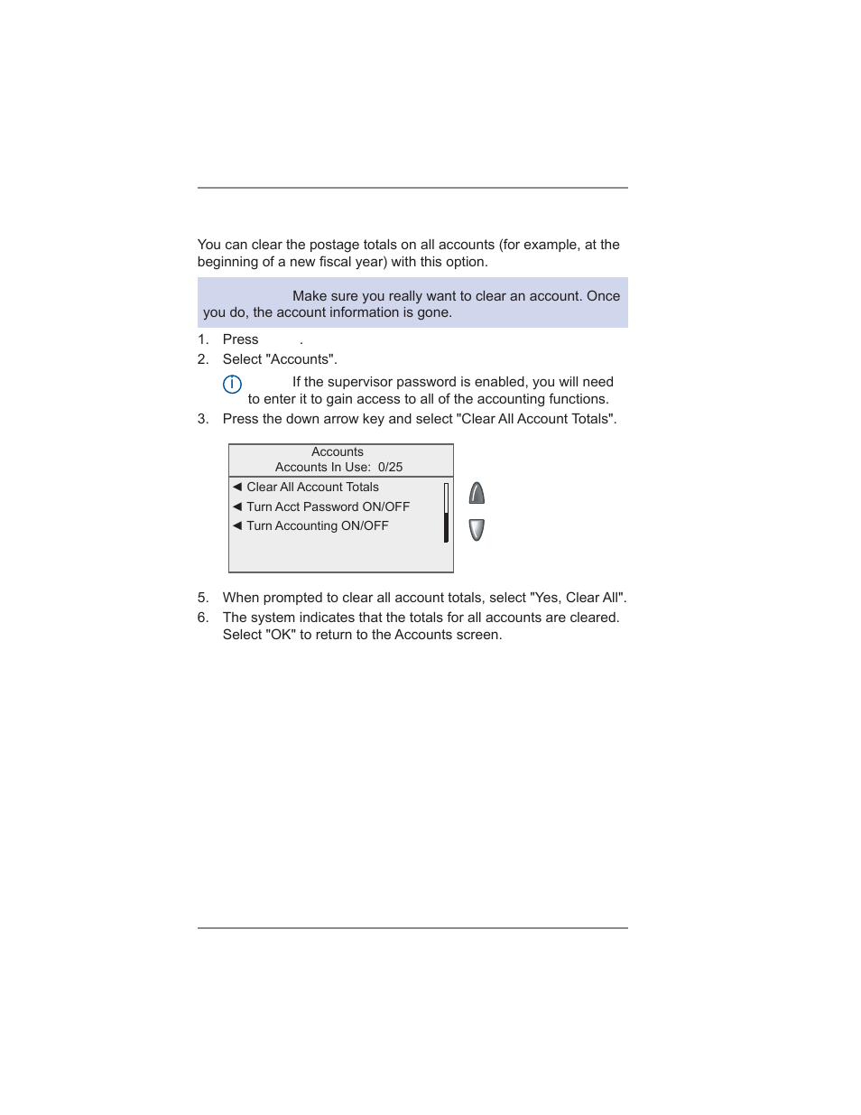 8 • standard accounting option | Pitney Bowes DM475 User Manual | Page 132 / 226