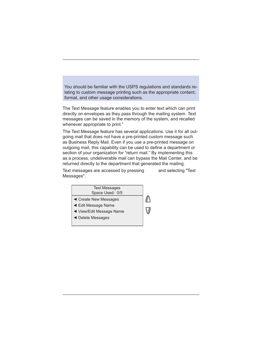 10 • text messages | Pitney Bowes DM475 User Manual | Page 144 / 226