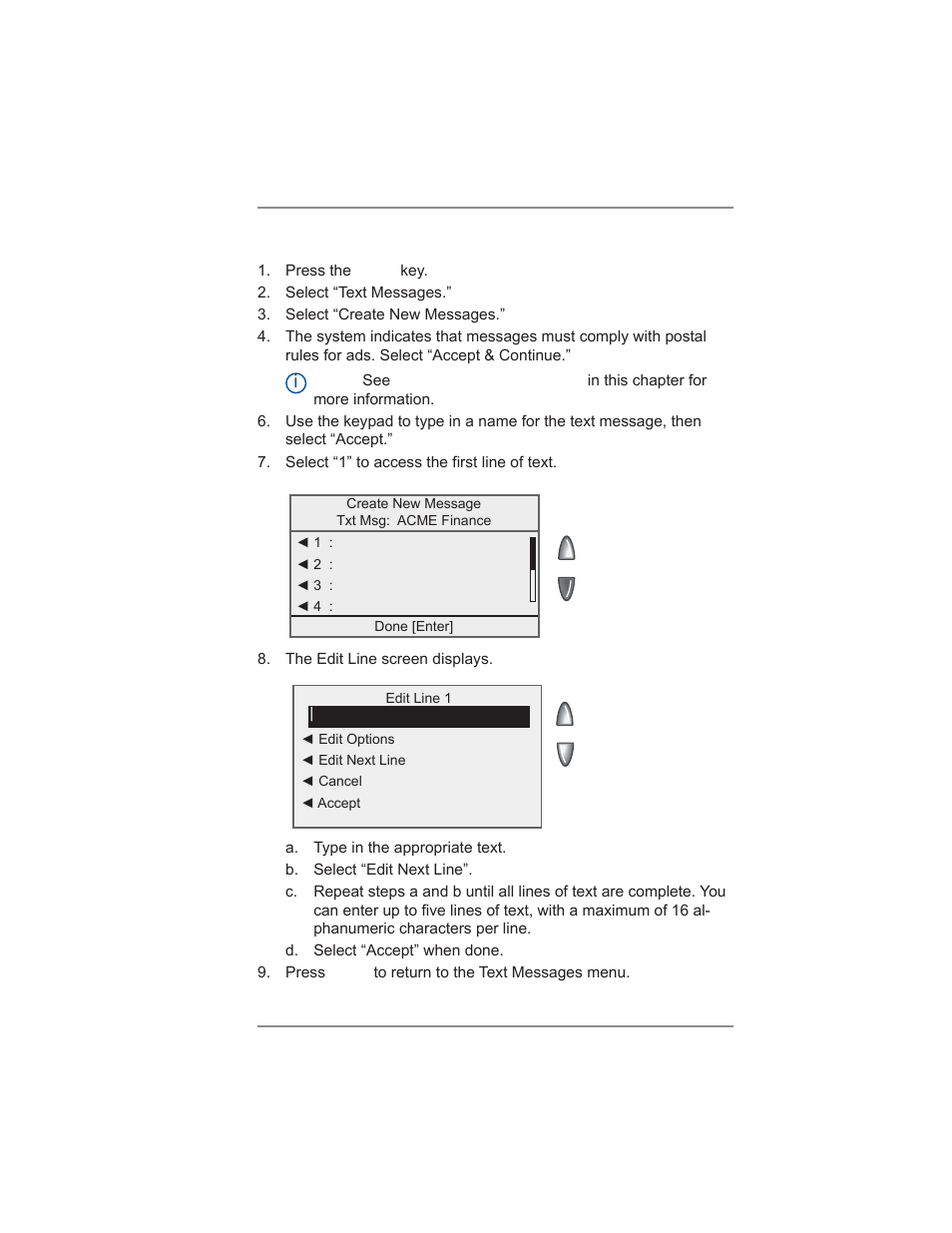 10 • text messages | Pitney Bowes DM475 User Manual | Page 147 / 226