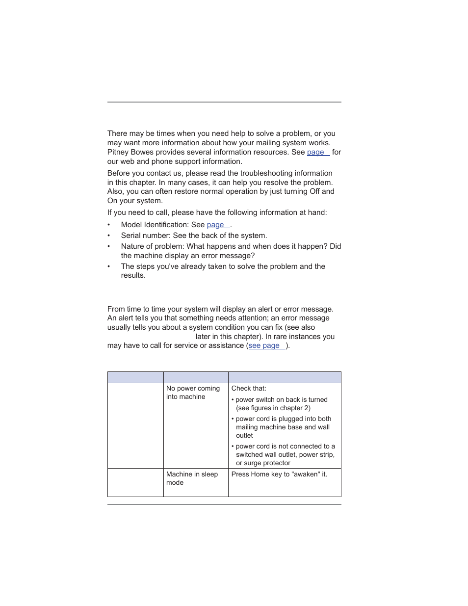 13 • troubleshooting | Pitney Bowes DM475 User Manual | Page 188 / 226