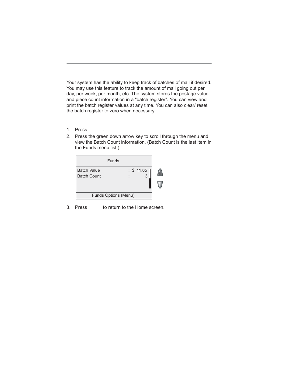 3 • running mail | Pitney Bowes DM475 User Manual | Page 54 / 226