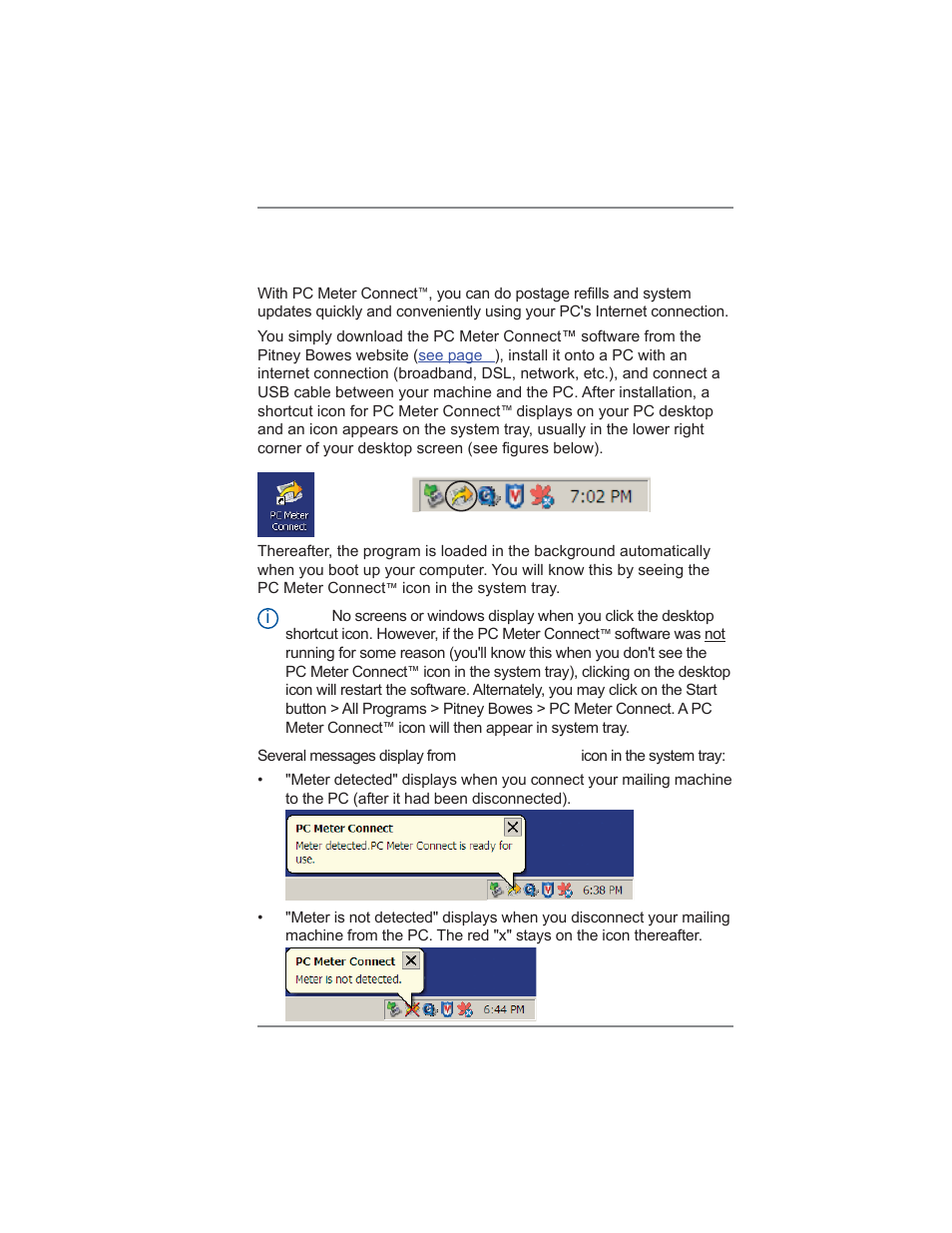 6 • adding postage/connecting to data center | Pitney Bowes DM475 User Manual | Page 83 / 226