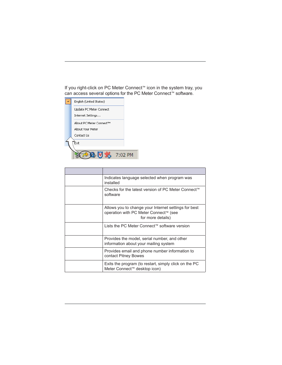 6 • adding postage/connecting to data center, Using pc meter connect | Pitney Bowes DM475 User Manual | Page 84 / 226