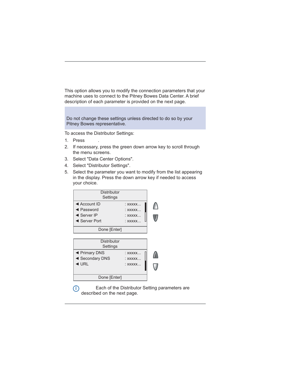 6 • adding postage/connecting to data center | Pitney Bowes DM475 User Manual | Page 96 / 226