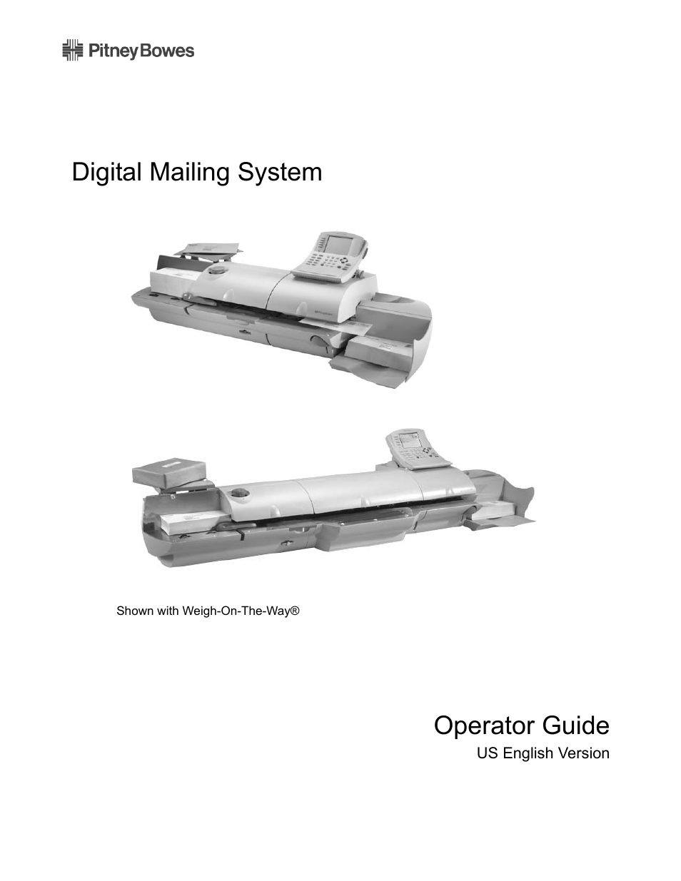 Pitney Bowes DM550 Series User Manual | 188 pages