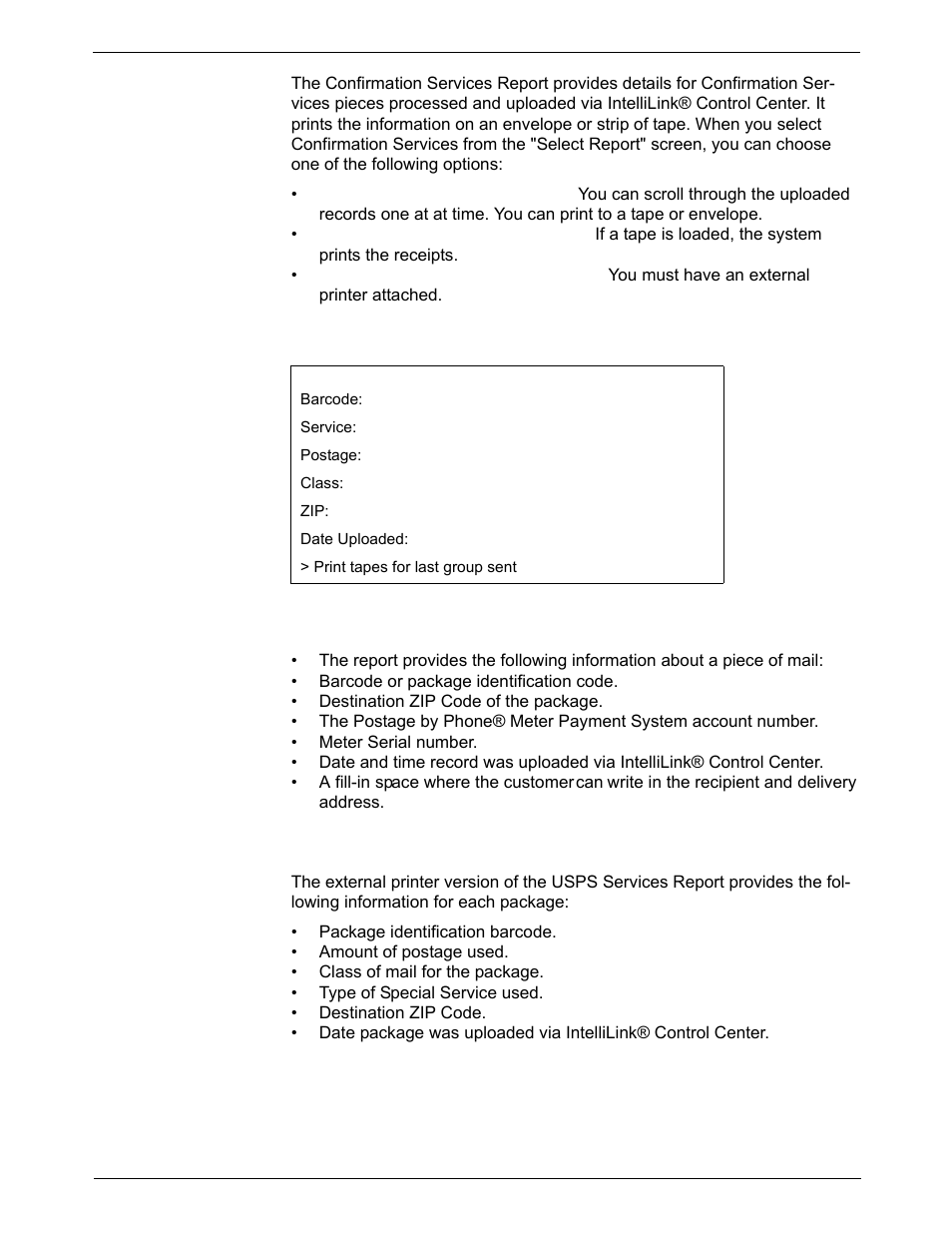 Pitney Bowes DM550 Series User Manual | Page 129 / 188