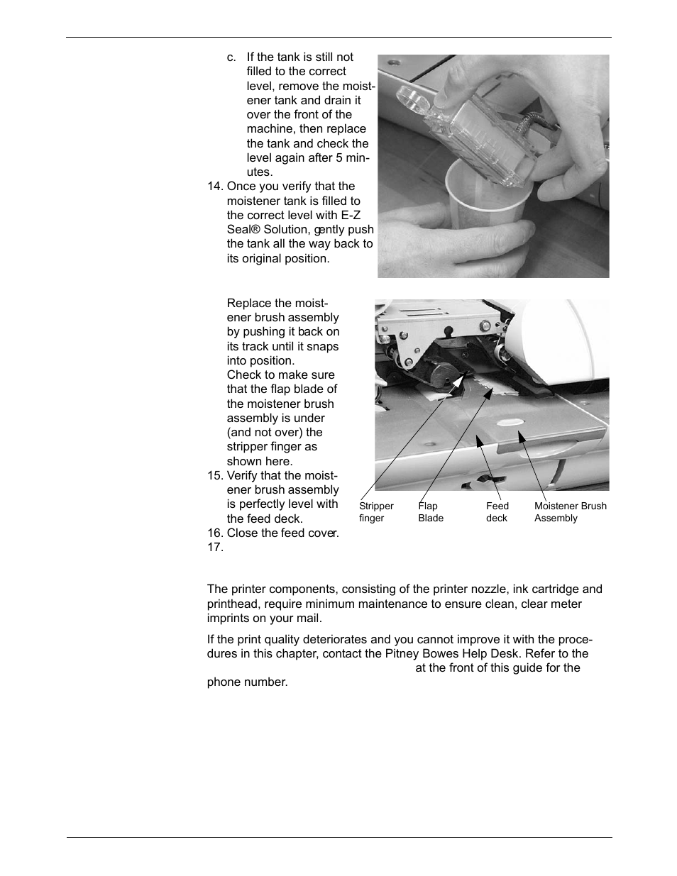 Printer maintenance, Printer maintenance -11, Printer  maintenance | Pitney Bowes DM550 Series User Manual | Page 147 / 188