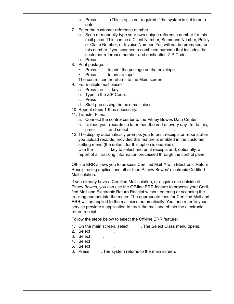 Pitney Bowes DM550 Series User Manual | Page 64 / 188