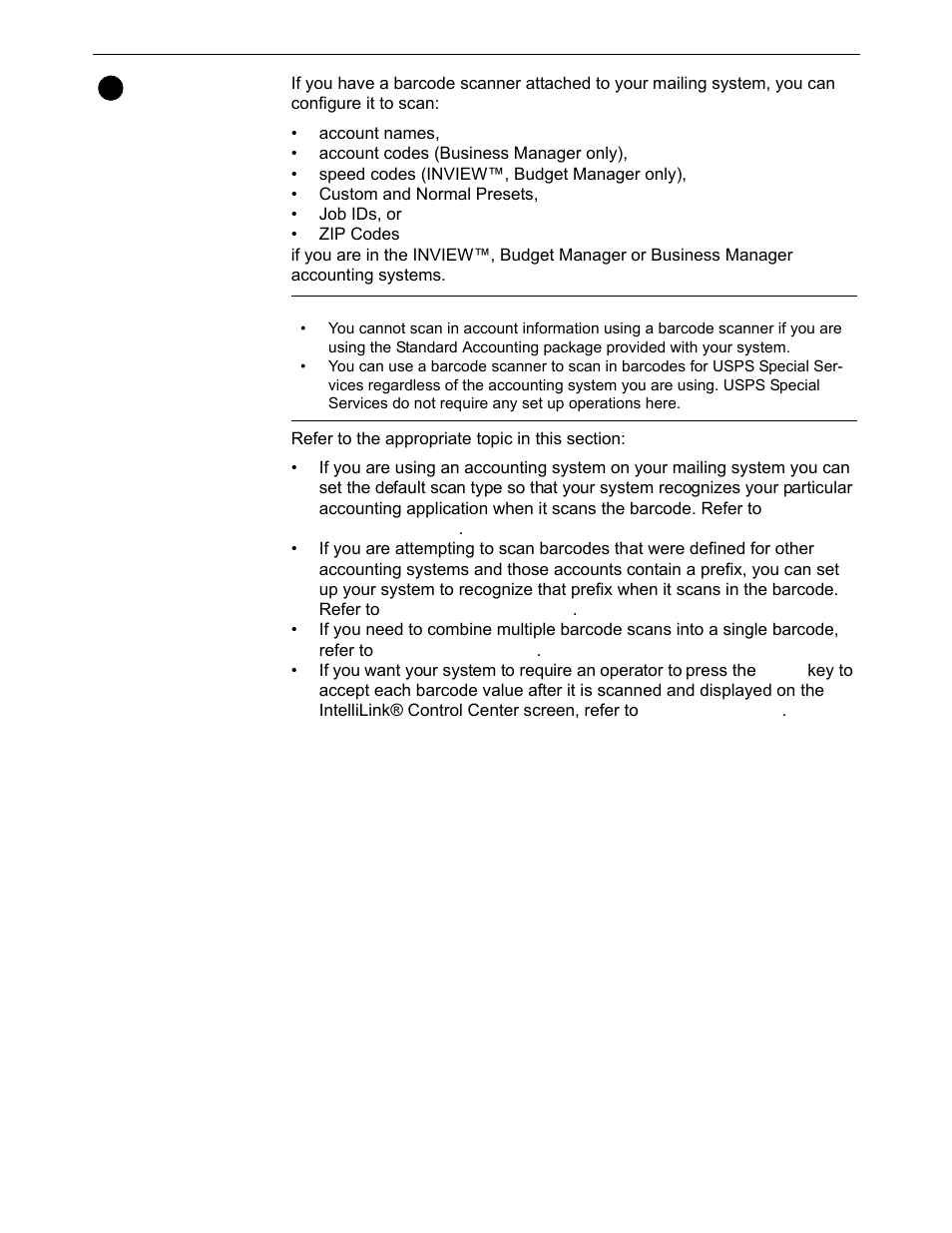 Configuring the optional barcode scanner, Configuring the optional barcode scanner -31 | Pitney Bowes DM550 Series User Manual | Page 97 / 188