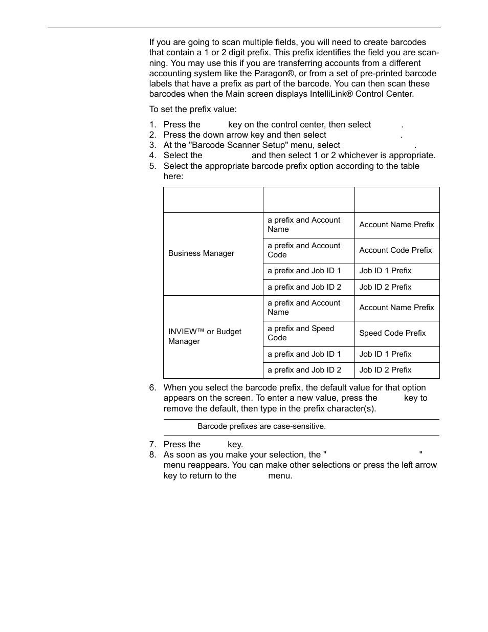 Adding barcode prefixes | Pitney Bowes DM800i Series User Manual | Page 103 / 188