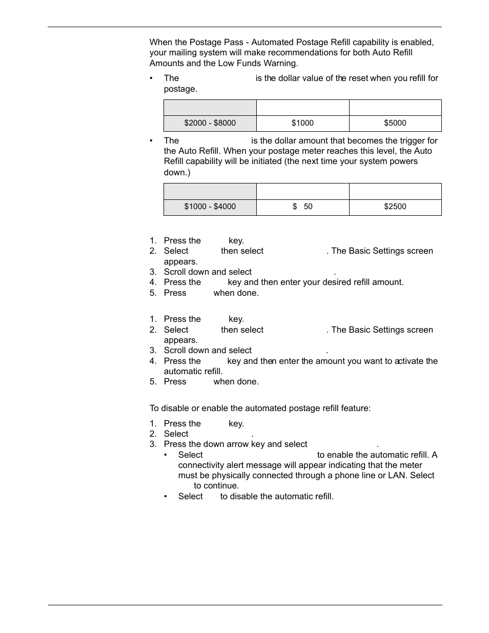 Pitney Bowes DM800i Series User Manual | Page 112 / 188