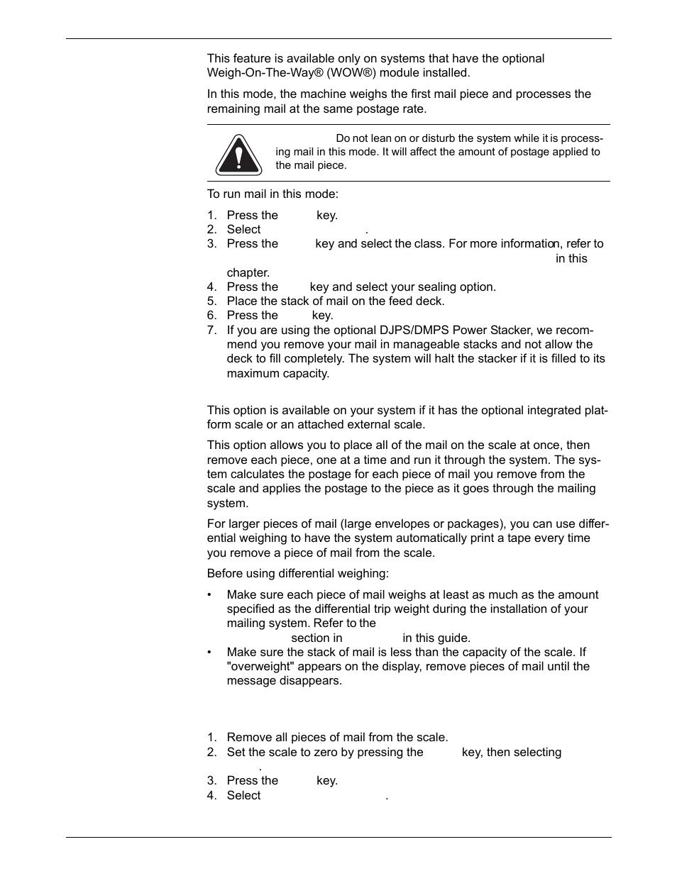 Pitney Bowes DM800i Series User Manual | Page 48 / 188