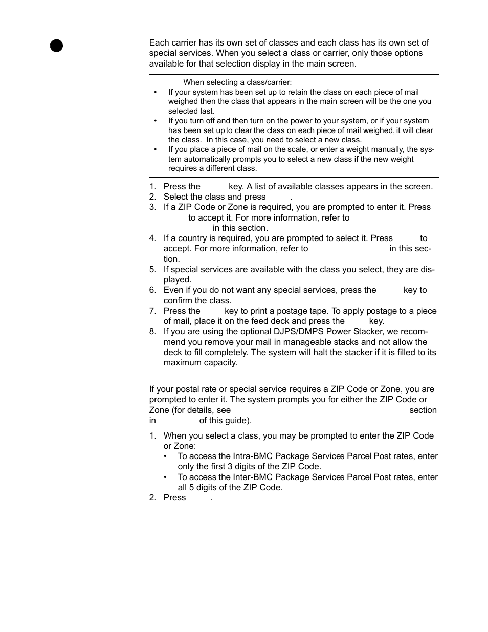 Selecting zip codes and zones | Pitney Bowes DM800i Series User Manual | Page 55 / 188