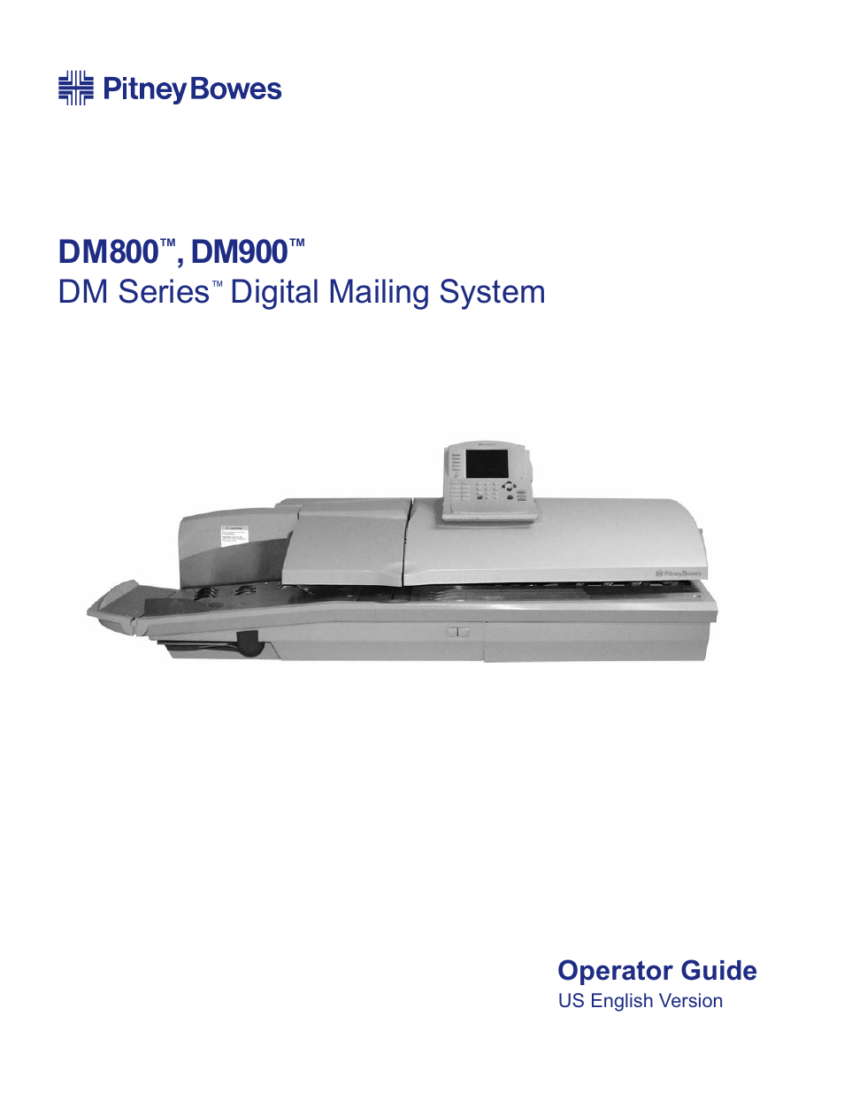 Pitney Bowes DM900 User Manual | 186 pages