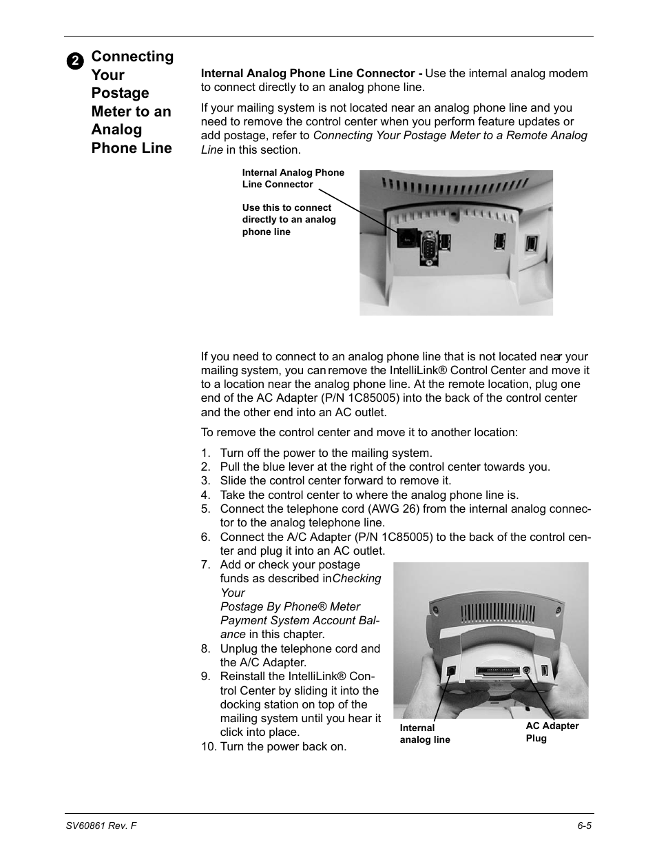 Which connector do i use | Pitney Bowes DM900 User Manual | Page 105 / 186