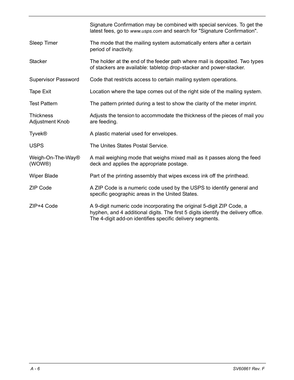 Pitney Bowes DM900 User Manual | Page 180 / 186