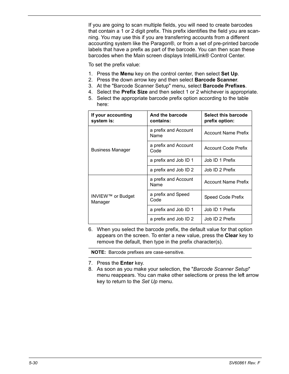 Adding barcode prefixes | Pitney Bowes DM900 User Manual | Page 98 / 186