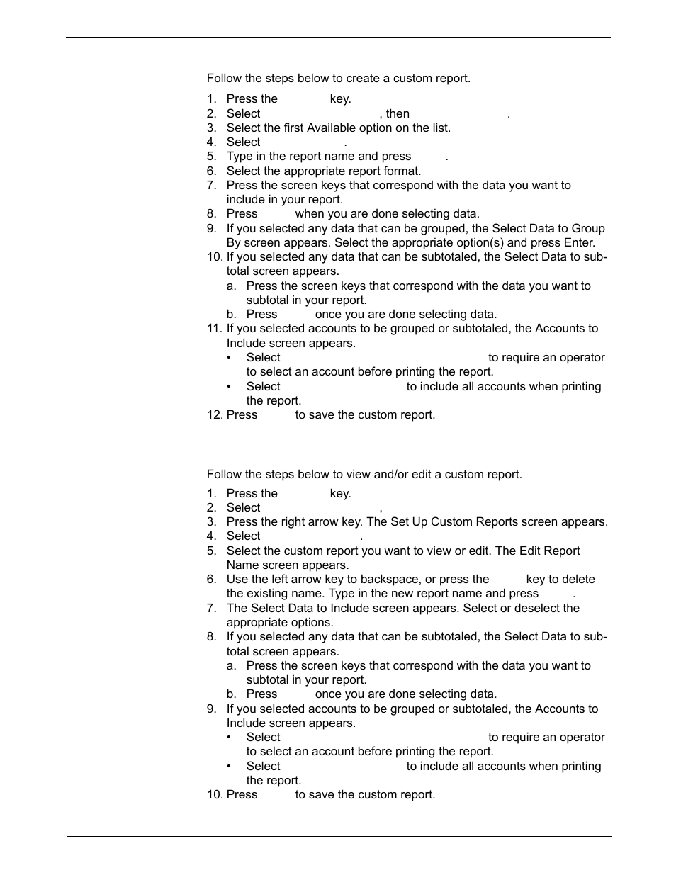 Creating a custom report, Viewing and editing a custom report | Pitney Bowes DM925 User Manual | Page 133 / 206