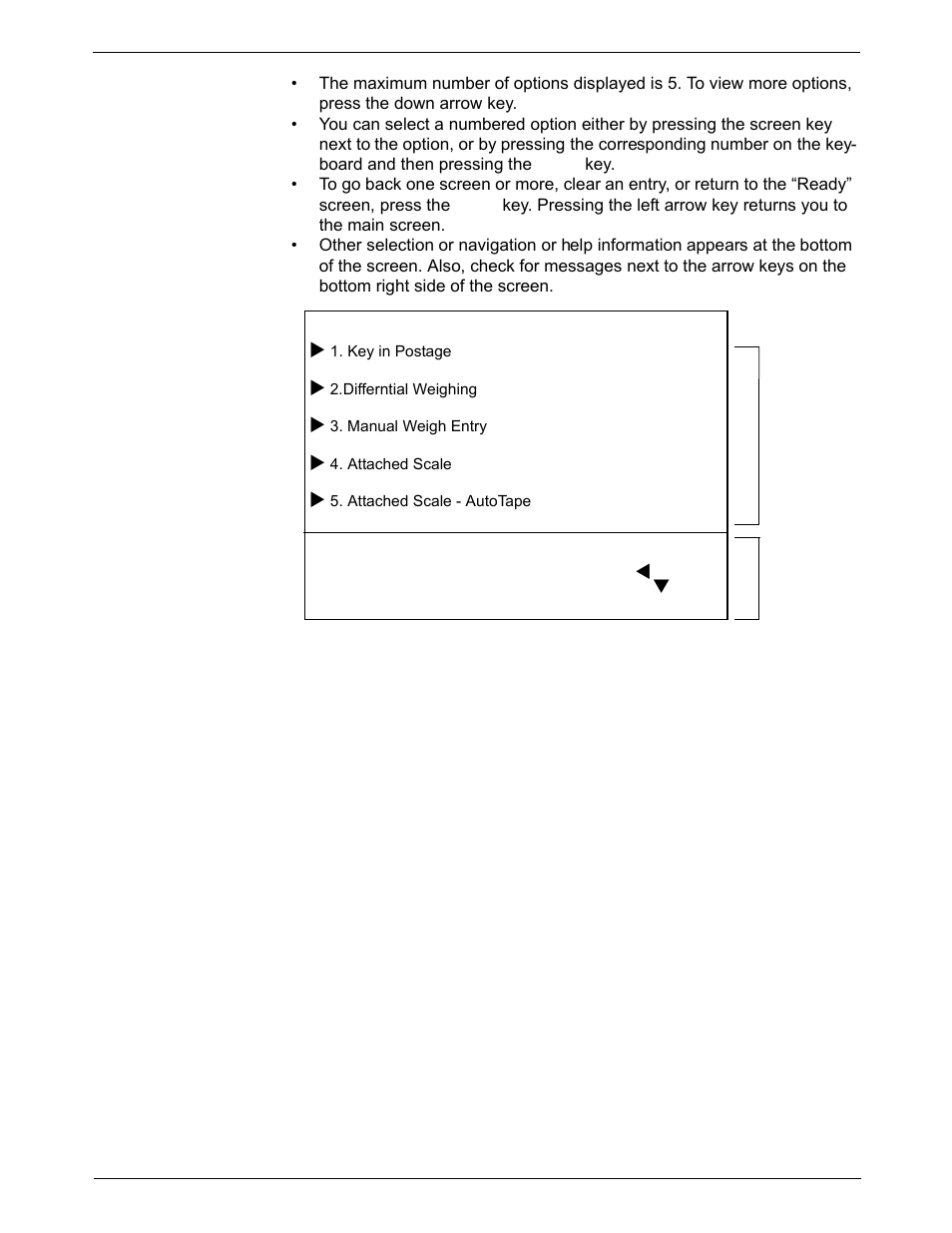 Navigating hints, Navigating hints -2 | Pitney Bowes DM925 User Manual | Page 34 / 206