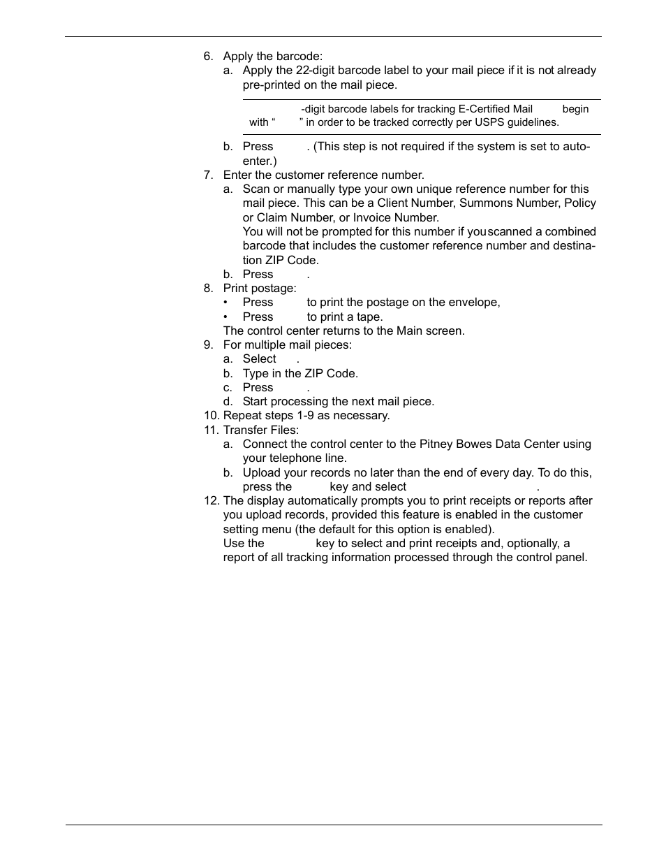 Pitney Bowes DM925 User Manual | Page 64 / 206