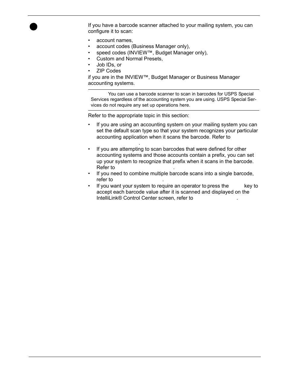 Configuring the optional barcode scanner, Configuring the optional barcode scanner -28 | Pitney Bowes DM925 User Manual | Page 94 / 206