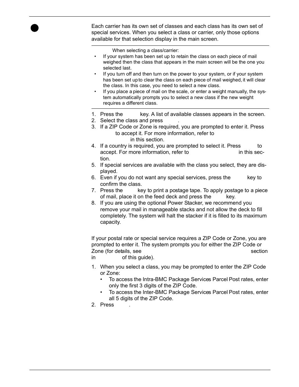 Selecting zip codes and zones | Pitney Bowes DM1000 User Manual | Page 50 / 186