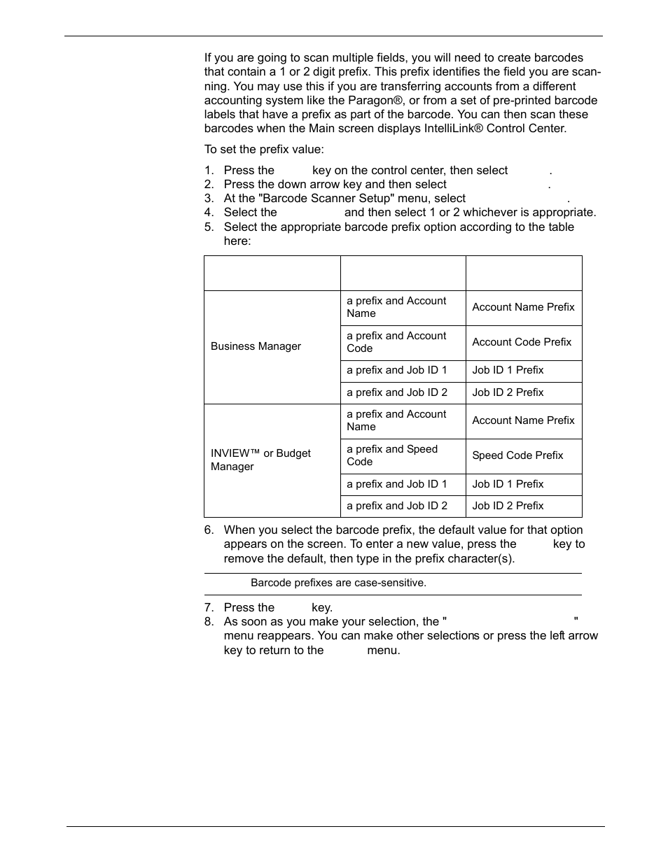 Adding barcode prefixes | Pitney Bowes DM1000 User Manual | Page 97 / 186