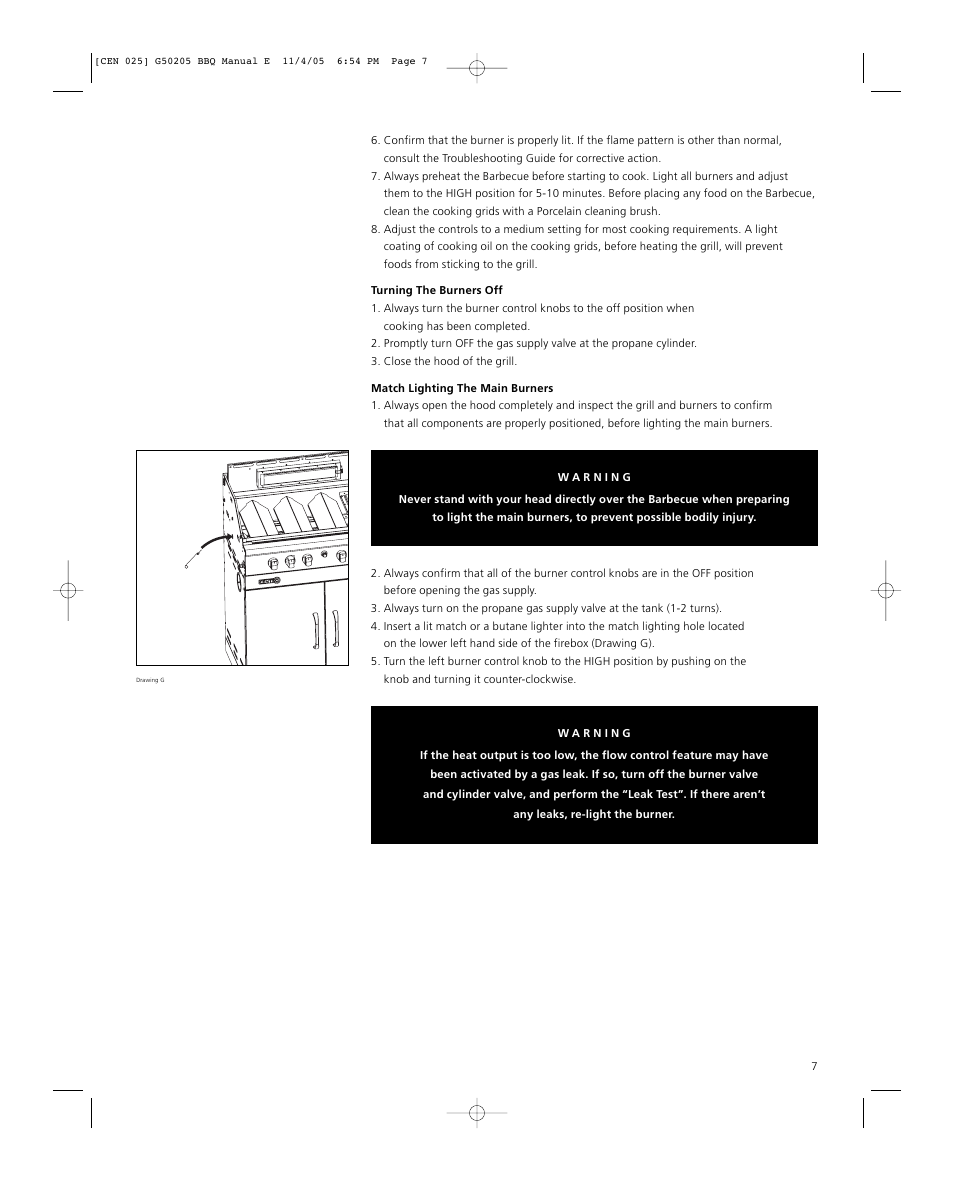 Centro Barbecue Stainless 4000 User Manual | Page 9 / 24