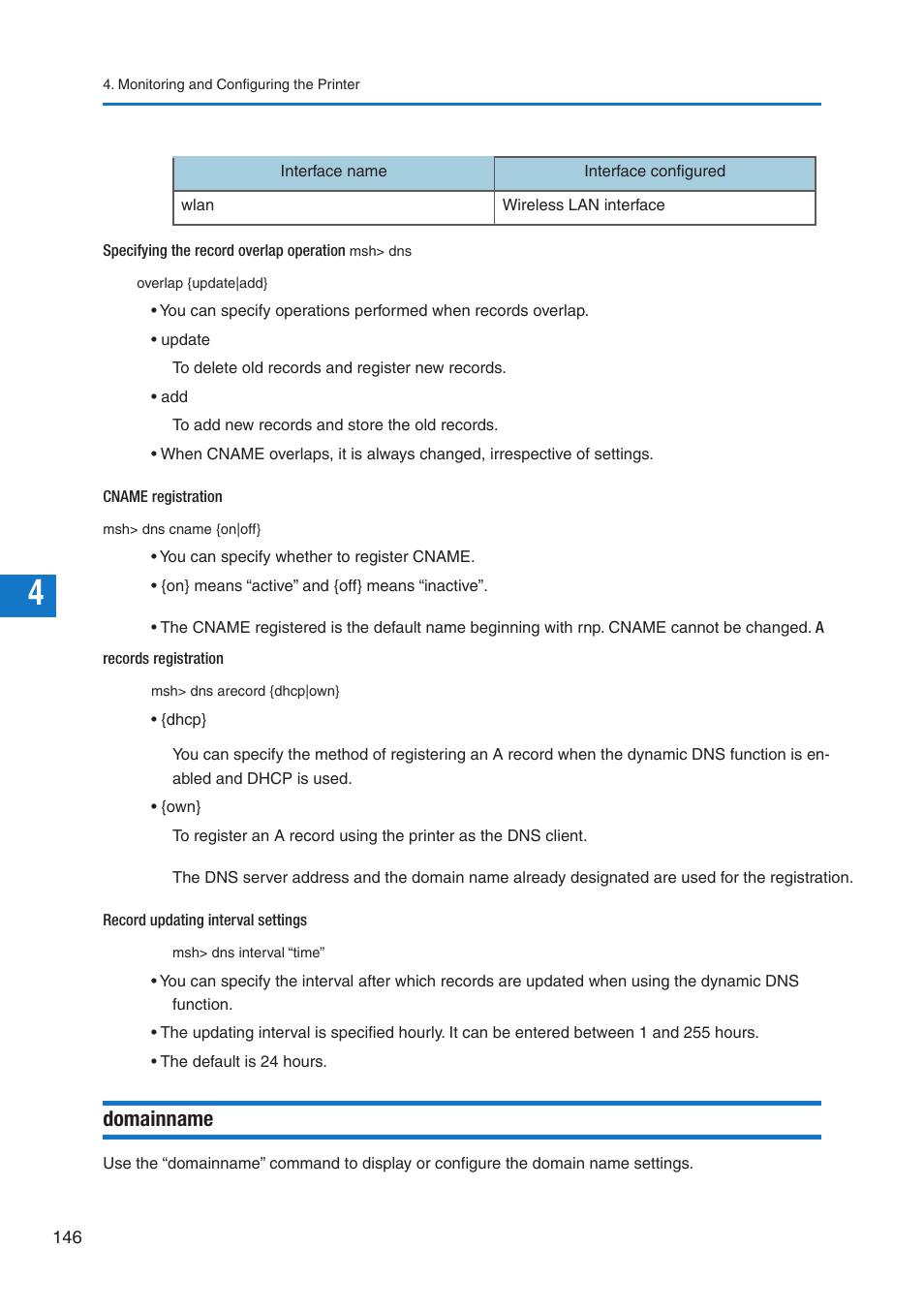 Domainname | Pitney Bowes DP50S Color Printer User Manual | Page 144 / 210